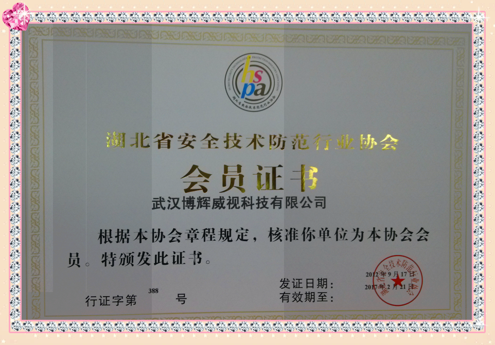 監控安裝公司湖北省安防協會會員博輝威視